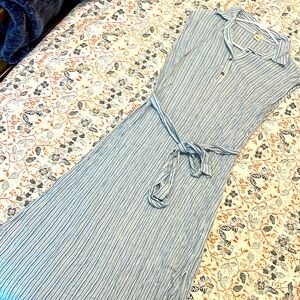 Billabong Women's Lovely Ways Button Front Midi Dress